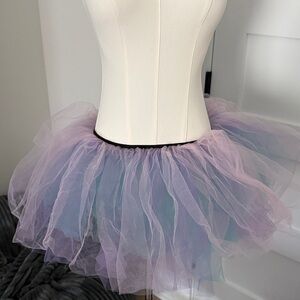 Pastel Pink Purple Blue Green Tutu Skirt
